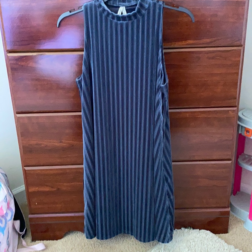 Blue stain dress